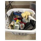 Laundry Basket w/ Misc Contents