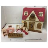 Calico Critters Red Roof Cozy Cottage, Dollhouse