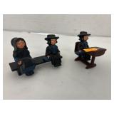 Cast Iron Amish Children