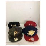 Bulls, Pirates, OKC Thunder Baseball Hats