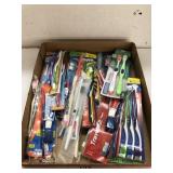 Flat of Toothbrushes