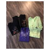 Axes Design Womenï¿½s Bedazzled Shirt / Sweatshirts