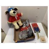 Christmas lot, Stuffed Dog, Chime, Angel, Garland