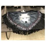 Fringed Wolf Poncho