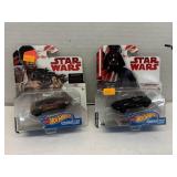 2 Hot Wheels Character Cars - Star Wars