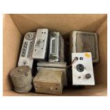 Box w/ Vintage Radios & Misc