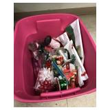 Tote of Bows, Ribbons, Tissues Paper, etc.