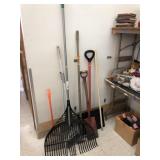 Rakes, Shovels, Etc.