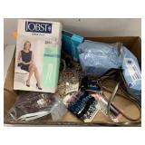 Flat of Misc, Hose, Makeup Wipes, Lipstick, Un