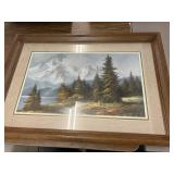 Framed Signed Art  - painting? / painting?