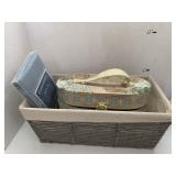 Basket, travel Box, sateen Bedding Cuddledown