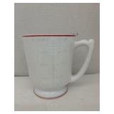 Vintage Milk Glass Measuring Cup