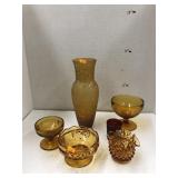 Amber Glassware Lot