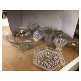 Serving Dishes Glassware Lot