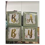 4 Decorative boxes - BABY -