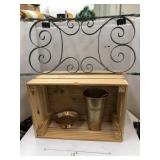 Wooden Crate & Decor