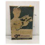 Fire Engine Metal Sign Approx 10x16