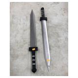 2cnt Swords 18.5in Blades
