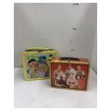 2cnt Metal Lunchboxes