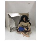 Ashton Drake Native American Porcelain Doll &