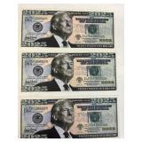 3 cnt Donald Trump 2025 Novelty Bills