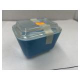 Vintage Pyrex Aqua Blue Ovenware Refrigerator