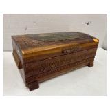 Wooden Carved Keep Sake Box