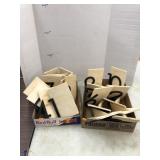 Numbered Wooden Signs