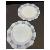 2 cnt Vintage MacBeth Evans Monax Depression Milk