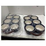 2 Temp-tations Tara 6 Cup Muffin Mini Quiche pans