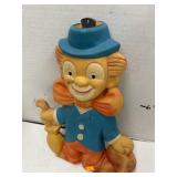 VINTAGE HOT WATER BOTTLE, DUARRY CLOWN DESIGN,