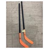 2 Retro Hockey Sticks