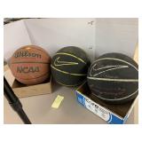 3 Basketballs, Wilson & Nike