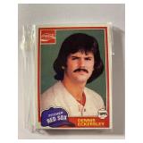 1981 Topps Red Sox Set