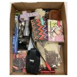 Misc Flat, toothbrush, Kleenex, Vntg postcards