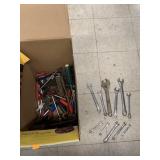 Box of Wrenches and Misc Tools