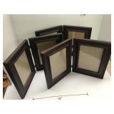 3 Flat of Photo Frames, bifold