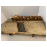 Wooden Elephant Decor (broke) and Vntg Slicer