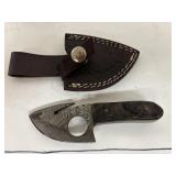 Damascus Knife w/ Sheath