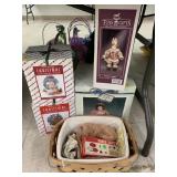 Doll, Water Globes, Basket, Misc