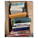 Large box of assorted books