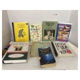 Cookbooks and various books