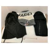 Raiders stocking hat and 2 gator  Hats