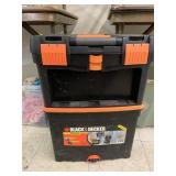 Black and Decker Toolbox with misc tools