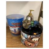 bath Set, Cars, Hand soap dispenser Broke