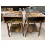 2cnt End Tables, approx 16in x 16in x H 24in