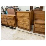 Matching Bedroom Set - 2 Dressers, Night Stand