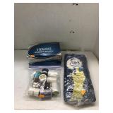 Rubber bands, Sewing Thread, Latex Gloves