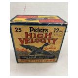 Vintage Peters High Velocity 12ga Shot Shells -