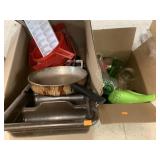 2 boxes of misc Dishes